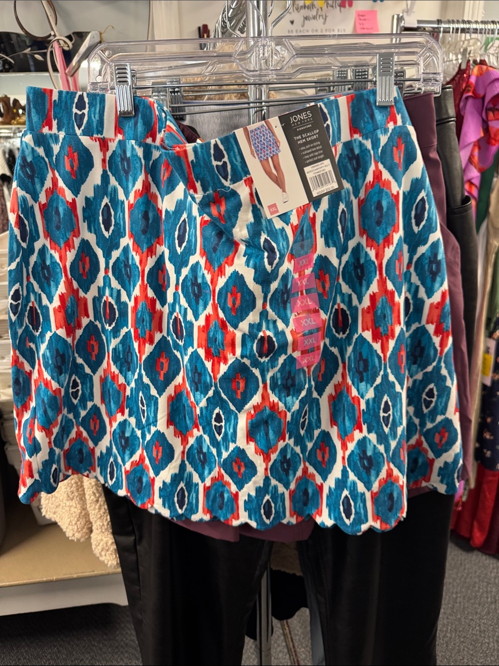 Jones New York scallop hem skort xxl // 091904
